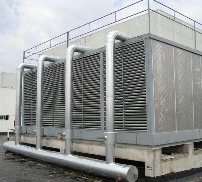 泵房空調(diào)室外風冷式螺桿水冷機組.jpg